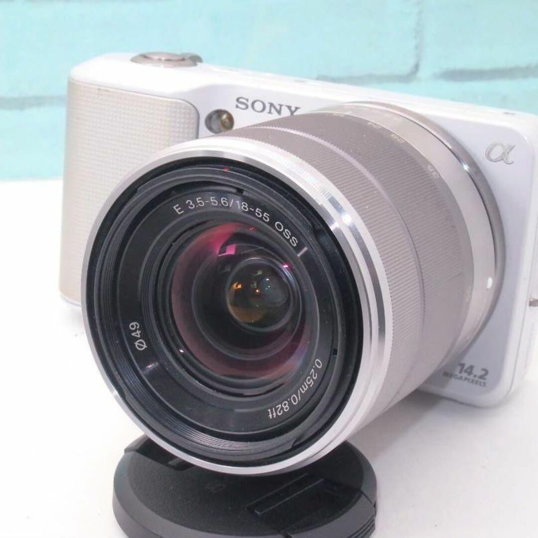 デジカメ❤SONY NEX-3❤レンズセット♥スマホに転送❤ミラーレス❤好評のα