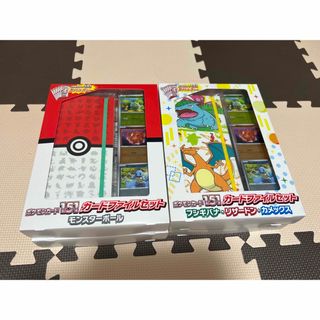 ポケモン(ポケモン)の151 ファイルセット2種類(Box/デッキ/パック)