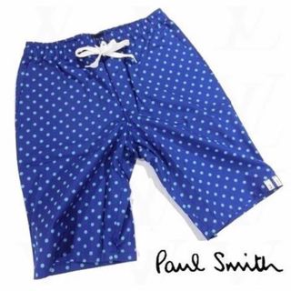 ポールスミス(Paul Smith)の【ポールスミス/Paul Smith】ショートパンツ・Lサイズ・ネイビー系 水玉(ショートパンツ)