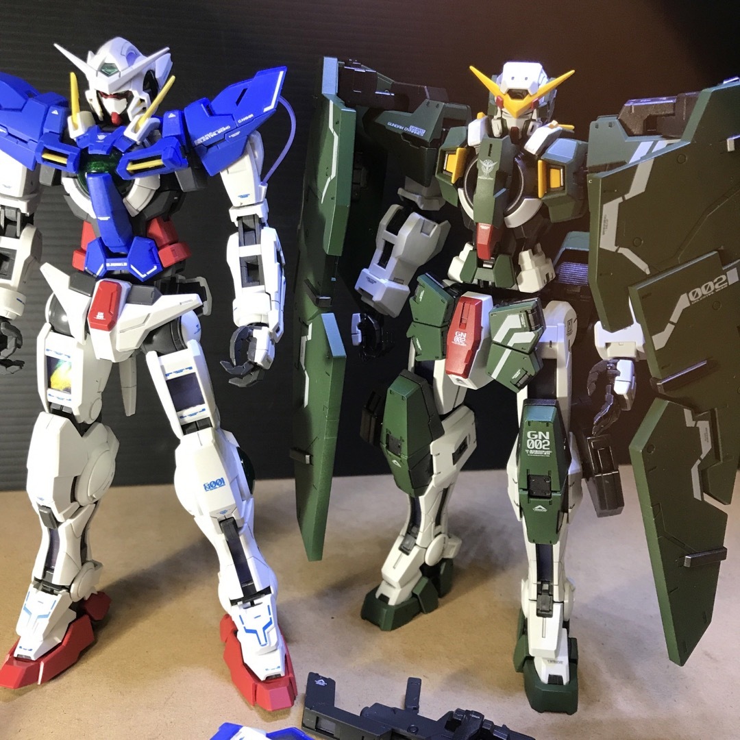 MGガンダム エクシア デュナメス セット 完成品 - 模型/プラモデル