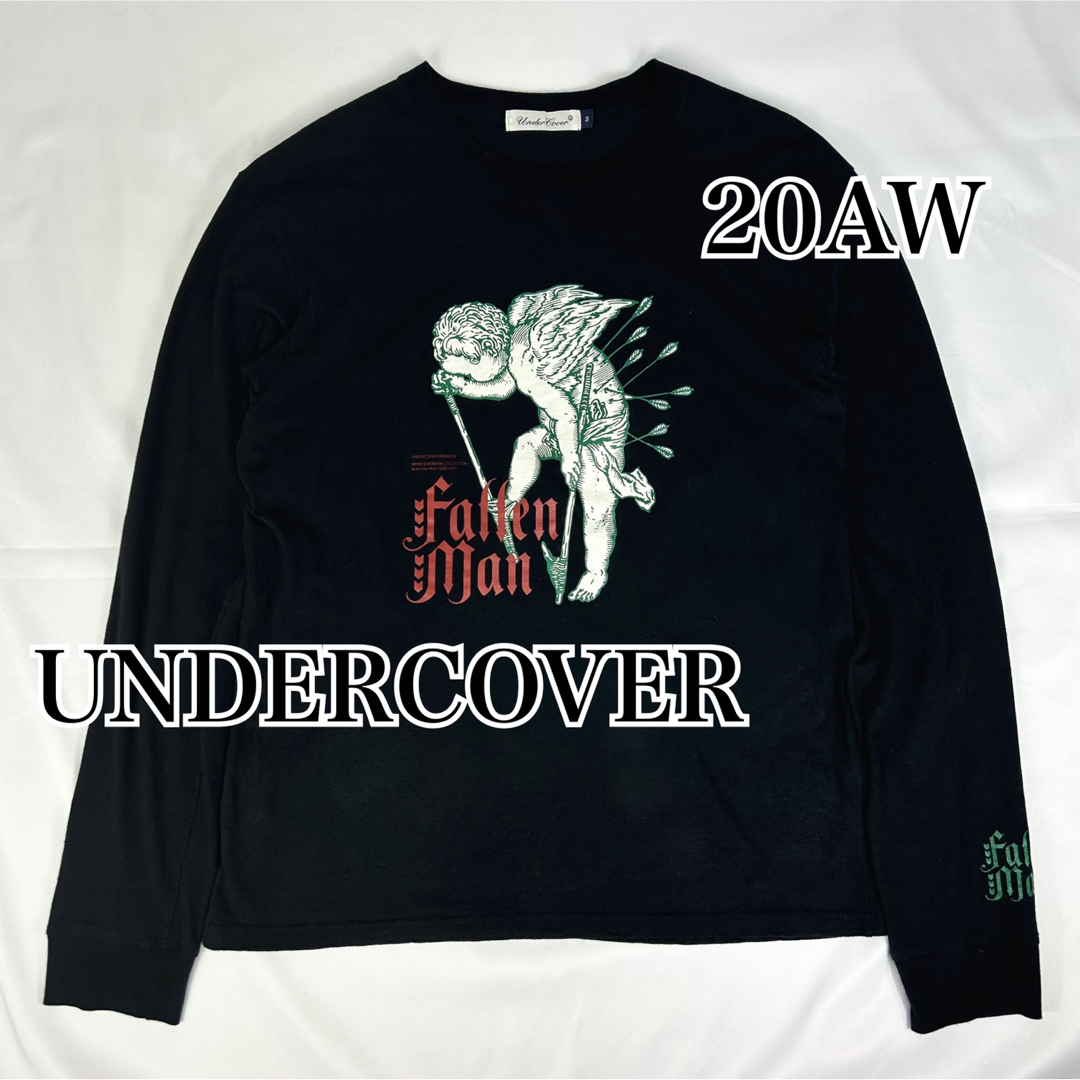 UNDERCOVER 20AW Fallen Man L/S T-Shirt 黒