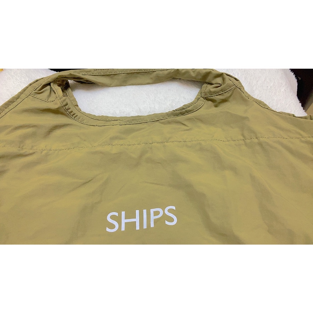 SHIPS(シップス)のships エコバッグ　カーキ レディースのバッグ(エコバッグ)の商品写真