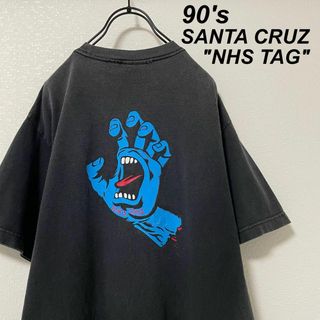 90's サンタクルーズ NHSタグ プリントTシャツ スクリーミングハンド