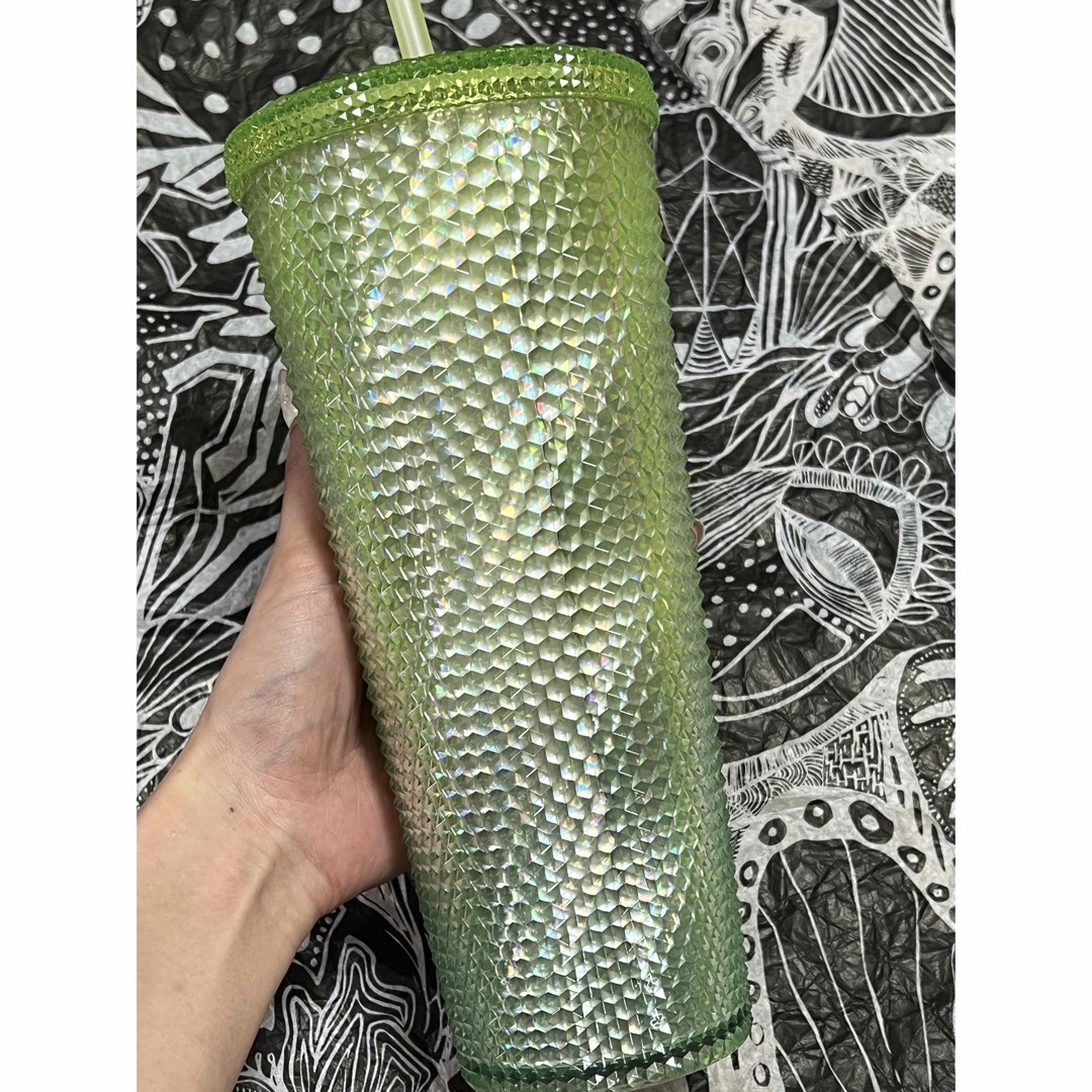 新品未使用!スターバックスキラキラタンブラー 海外限定 クリア 710ml-