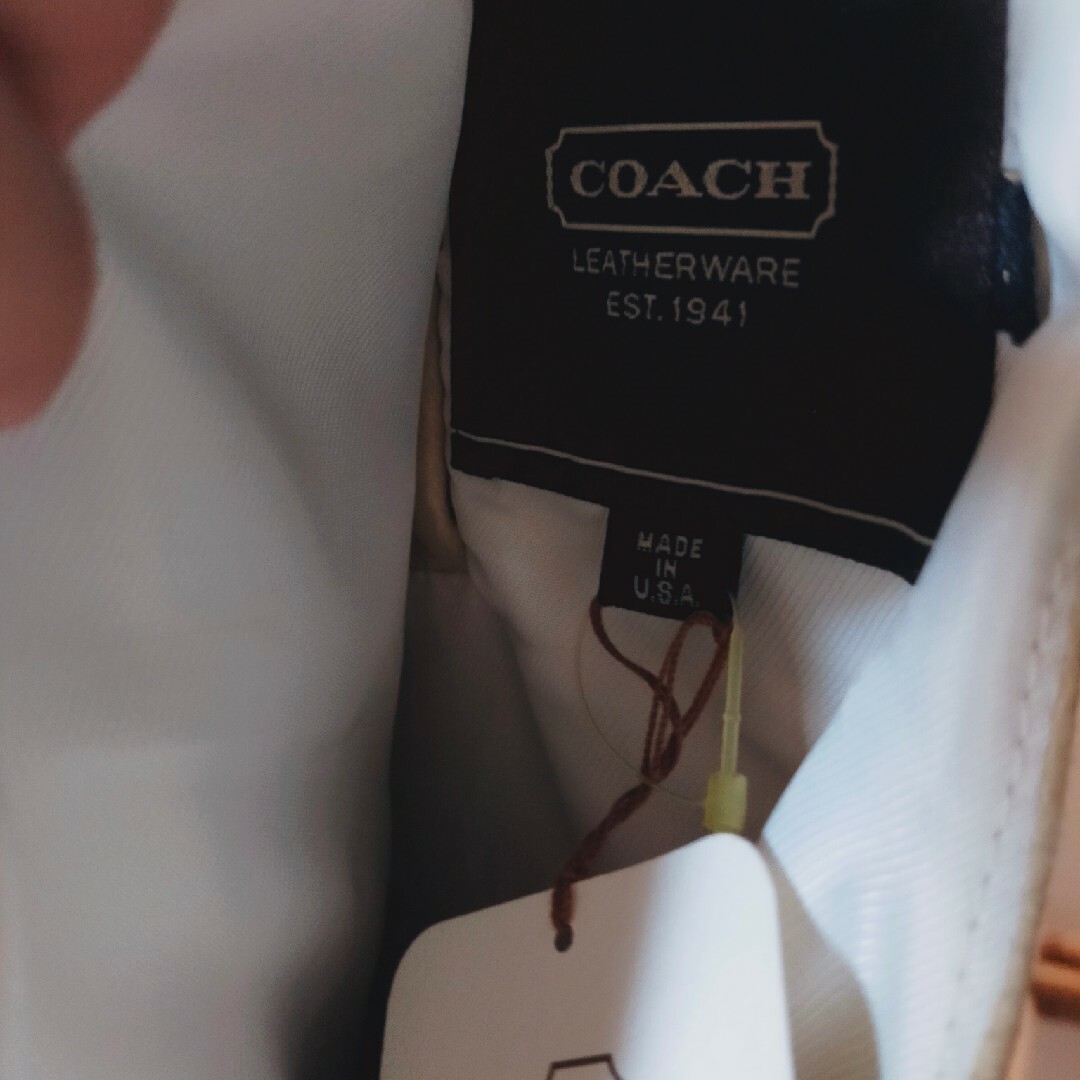 COACH(コーチ)の定価8万円程度★綺麗タグ付き★コーチ★レザーワンピース レディースのワンピース(ひざ丈ワンピース)の商品写真