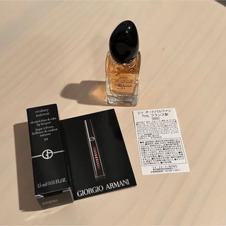 ジョルジオアルマーニ(Giorgio Armani)のGIORGIO ARMANI ミニサイズリップ&香水(香水(女性用))