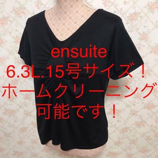 エンスウィート(ensuite)の★ensuite/エンスウィート★大きいサイズ！半袖カットソー6(3L.15号)(カットソー(半袖/袖なし))