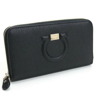 フェラガモ(Ferragamo)のフェラガモ ファスナー長財布  22-C843 0736969 NERO(財布)