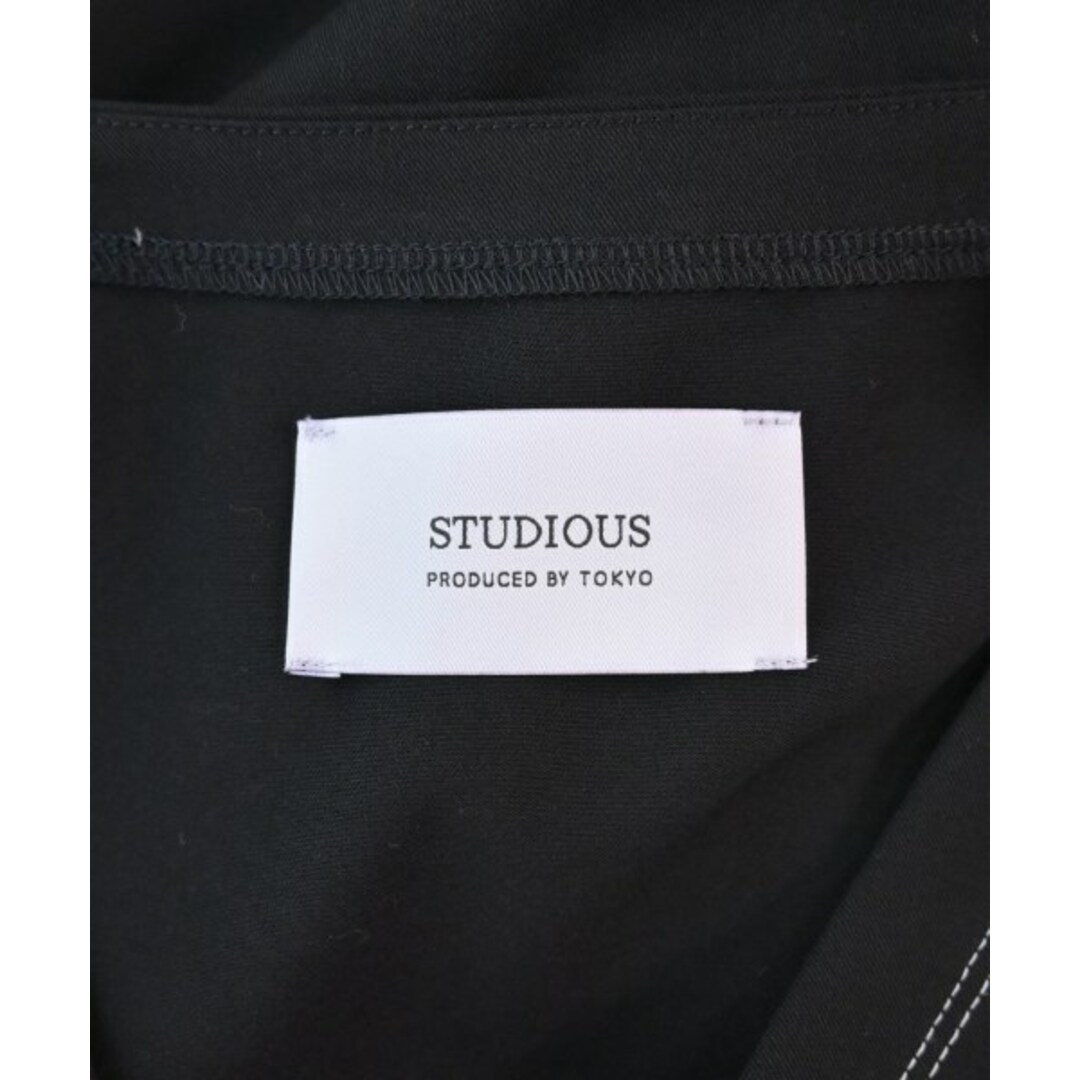 STUDIOUS(ステュディオス)のSTUDIOUS ステュディオス カジュアルシャツ 1(S位) 黒 【古着】【中古】 メンズのトップス(シャツ)の商品写真