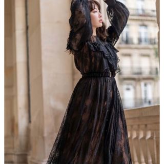 ハーリップトゥ(Her lip to)のHerlipto❤️Romantic Lace Belted Dress(ロングワンピース/マキシワンピース)