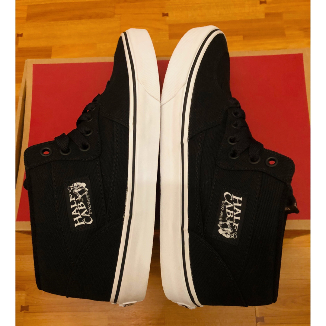 HARFCAB（VANS）(ハーフキャブ)の超美品Vans HALF CAB PRO  キャンバス ブラック 28.0cm メンズの靴/シューズ(スニーカー)の商品写真