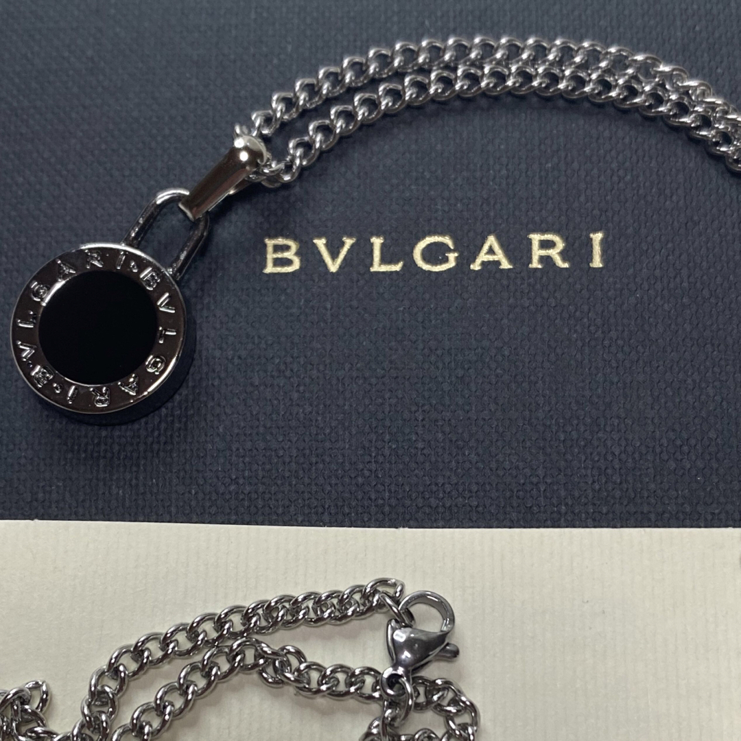 BVLGARI - 【新品正規品】BVLGARI ペンダント チャーム +チェーン 革紐 ...