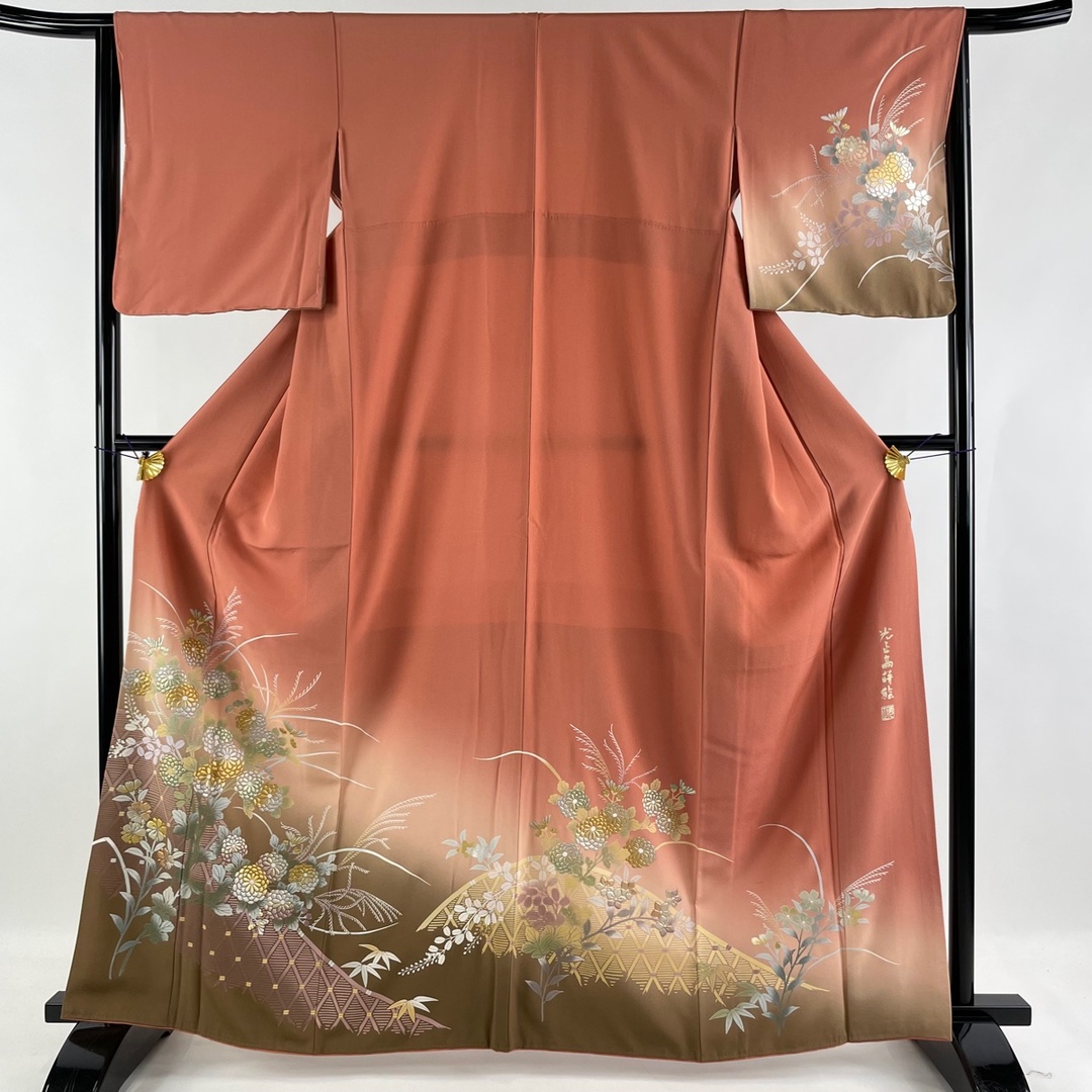 訪問着 美品 逸品 身丈163.5cm 裄丈65cm 正絹