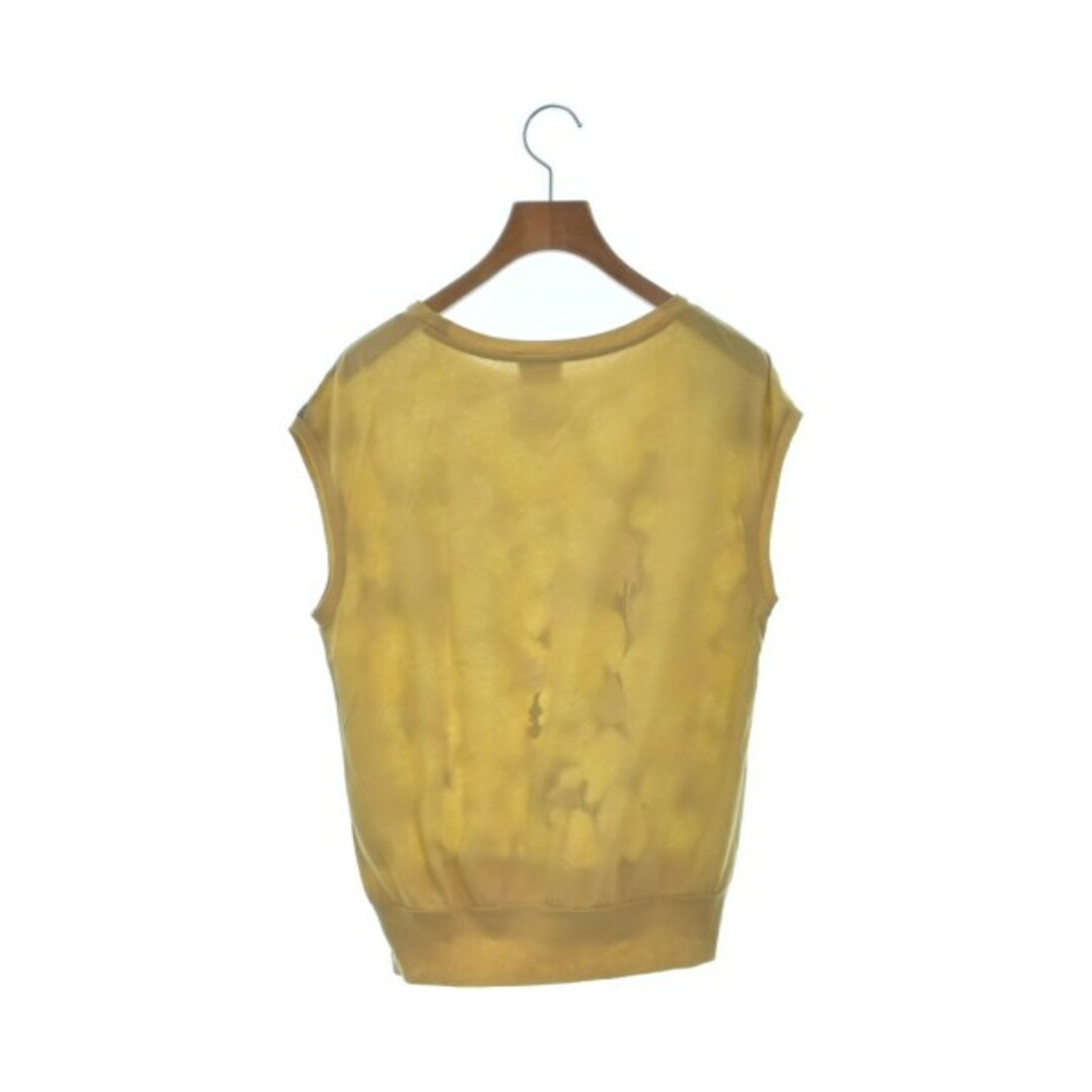 DRIES VAN NOTEN - DRIES VAN NOTEN Tシャツ・カットソー XS 黄x茶(花