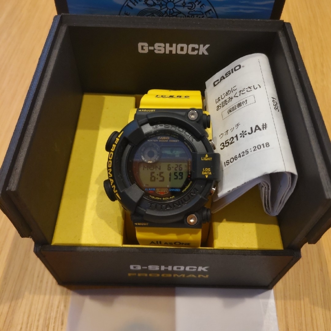 メンズ値下げ 新品未使用 タグ無 G-SHOCK イルクジ GW-8200K-9JR