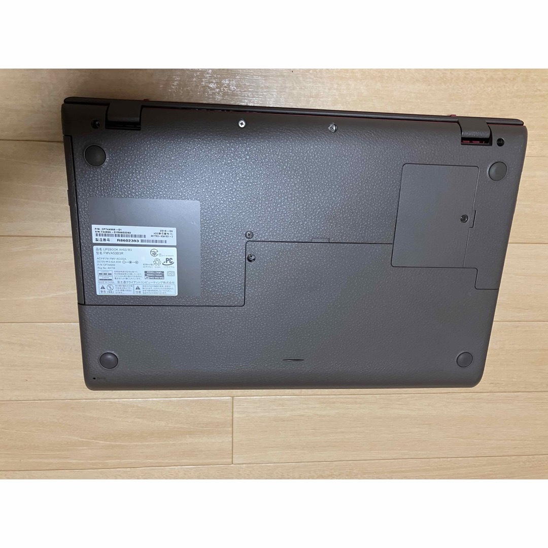 レトロマッチラベル 北欧デザイン 鳥 Fujitsu ノートPC FMV LIFEBOOK