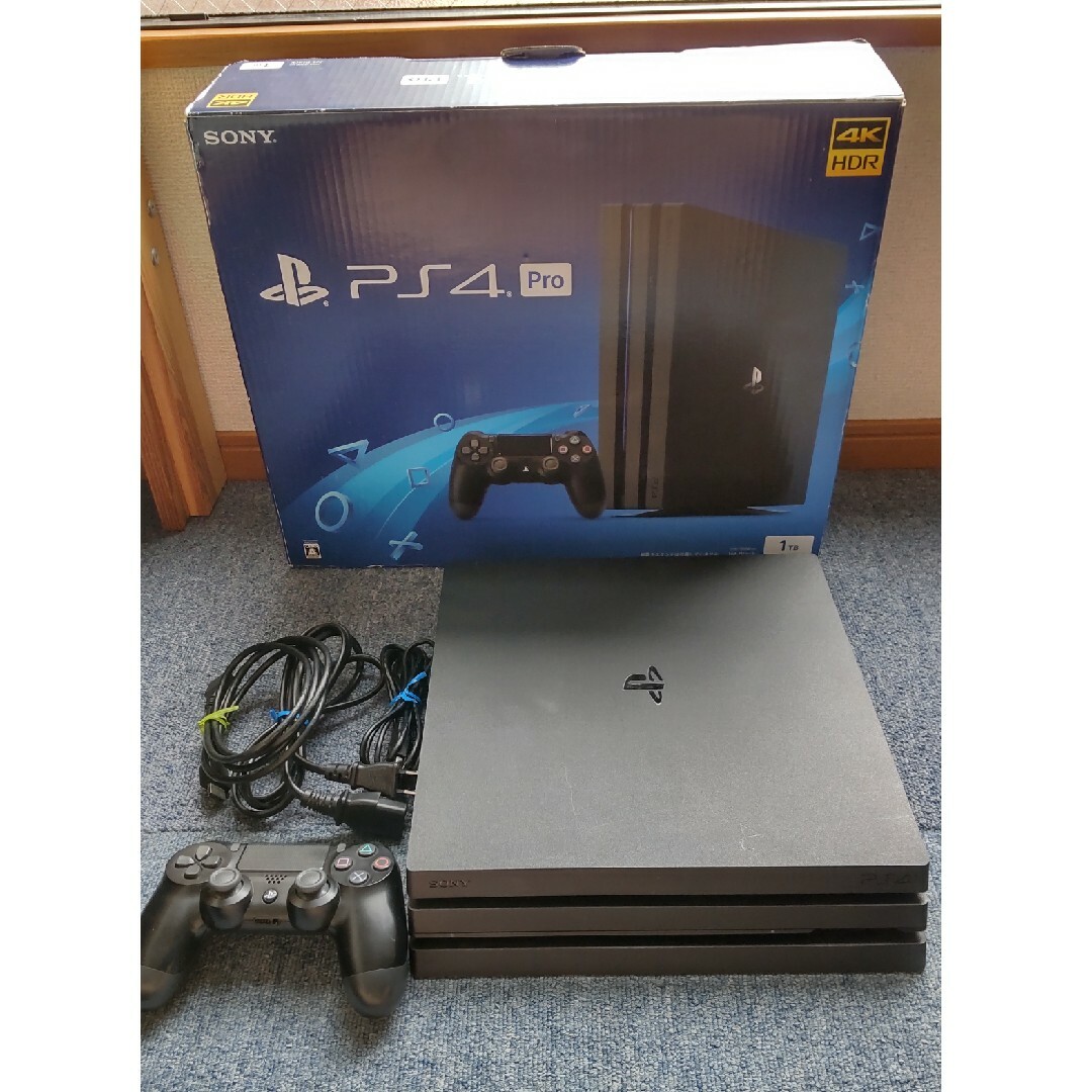 ps4 pro 本体1TB ジェットブラック