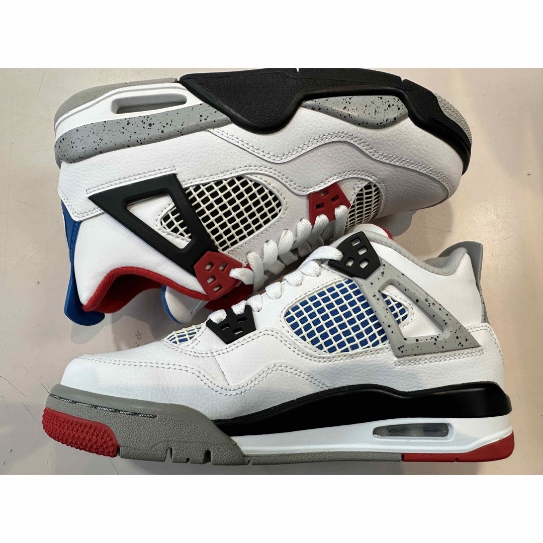 NIKE AIR JORDAN 4 RETRO GS WHAT THE 23.5 - スニーカー