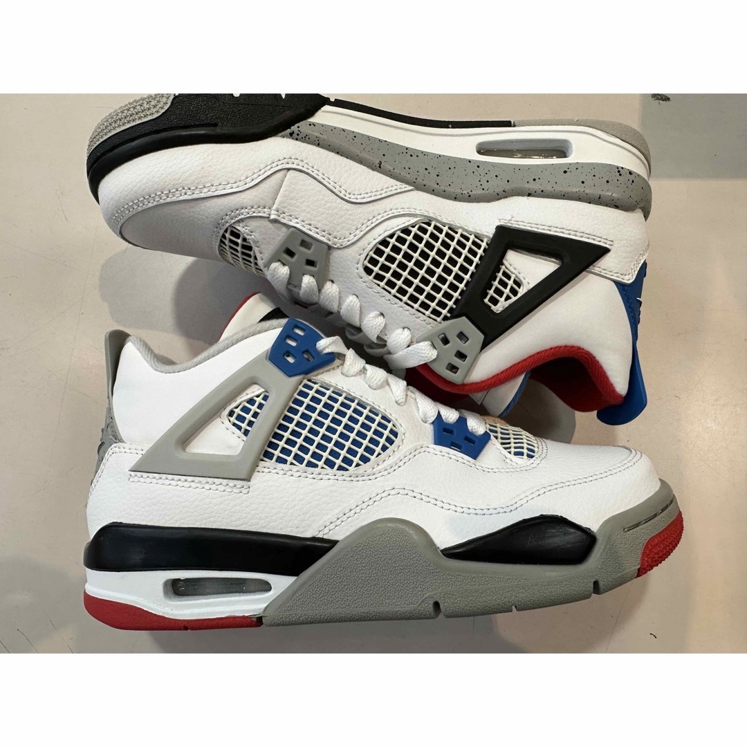 NIKE AIR JORDAN 4 RETRO GS WHAT THE 23.5 - スニーカー