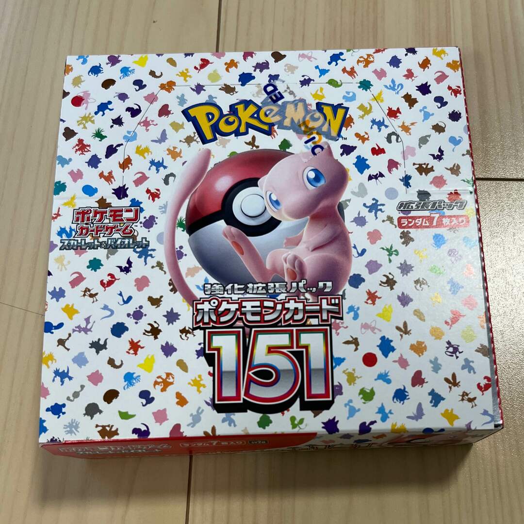 【シュリンク付】ポケモンカード 151 1box 新品未開封