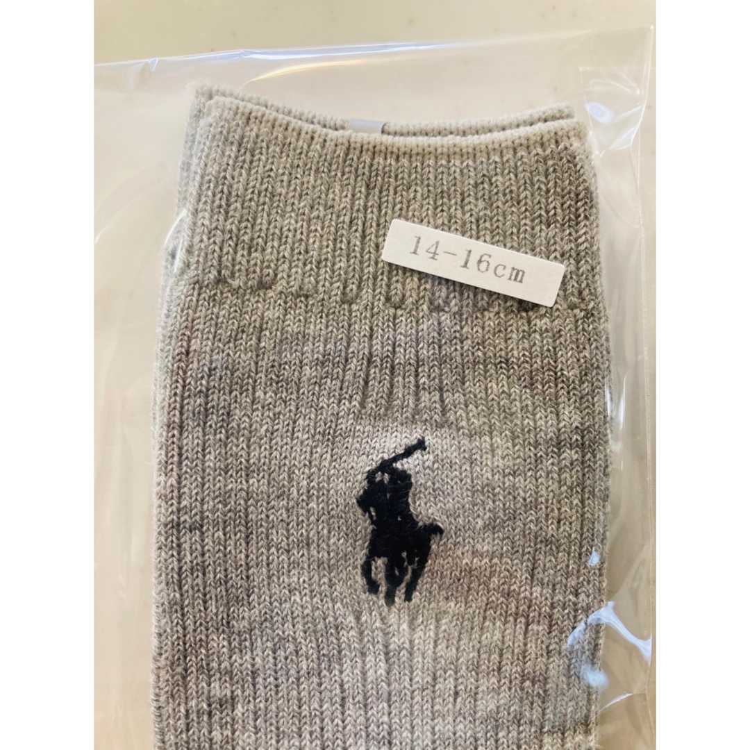 POLO RALPH LAUREN(ポロラルフローレン)の【さくら様専用】ラルフローレン　新品　ハイソックス　14〜16cm 二足セット キッズ/ベビー/マタニティのこども用ファッション小物(靴下/タイツ)の商品写真