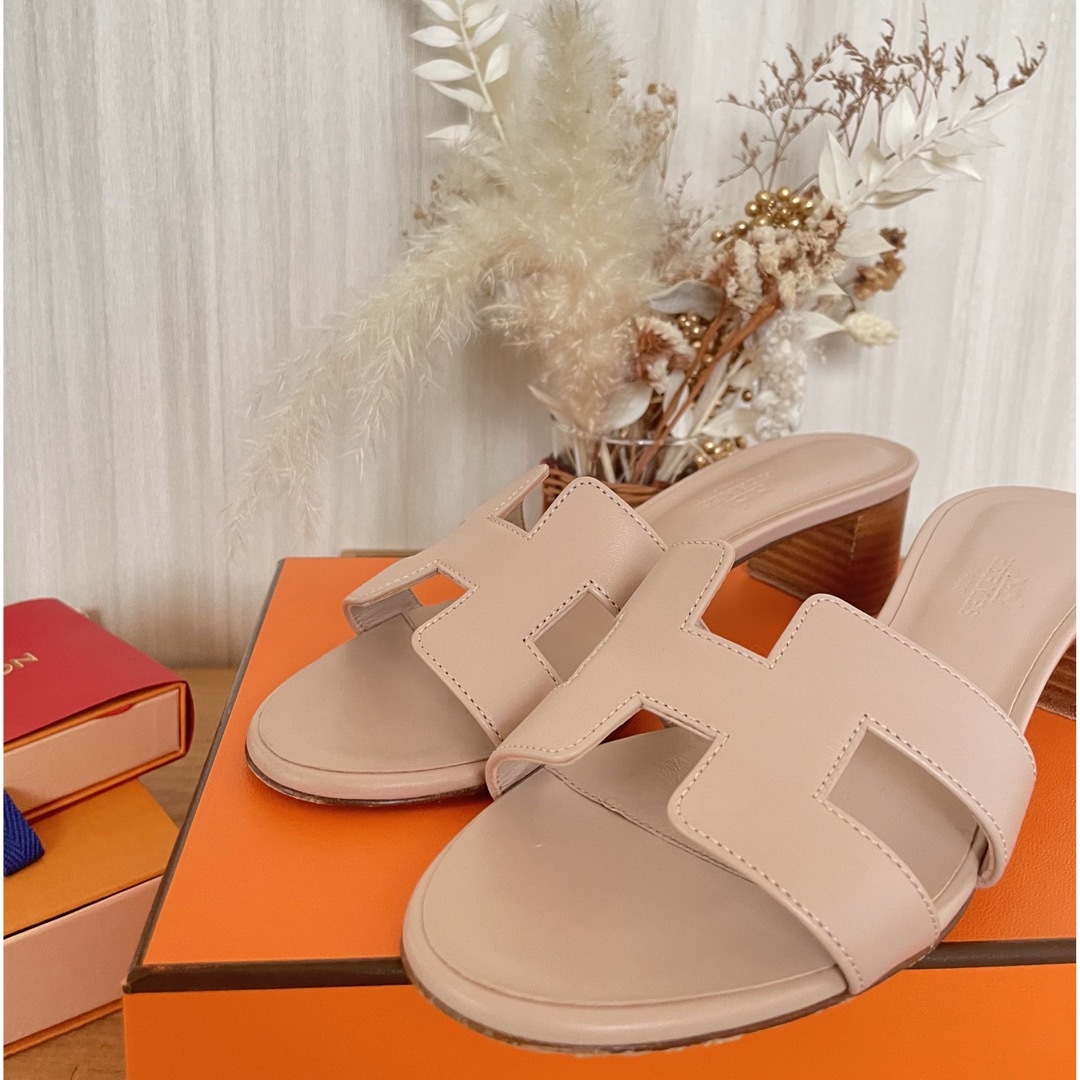Hermes - エルメス🧡オアジス👡🧡人気のベージュカラー!最終価格の