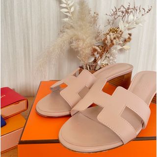 エルメス(Hermes)のエルメス🧡オアジス👡🧡人気のベージュカラー！最終価格(サンダル)