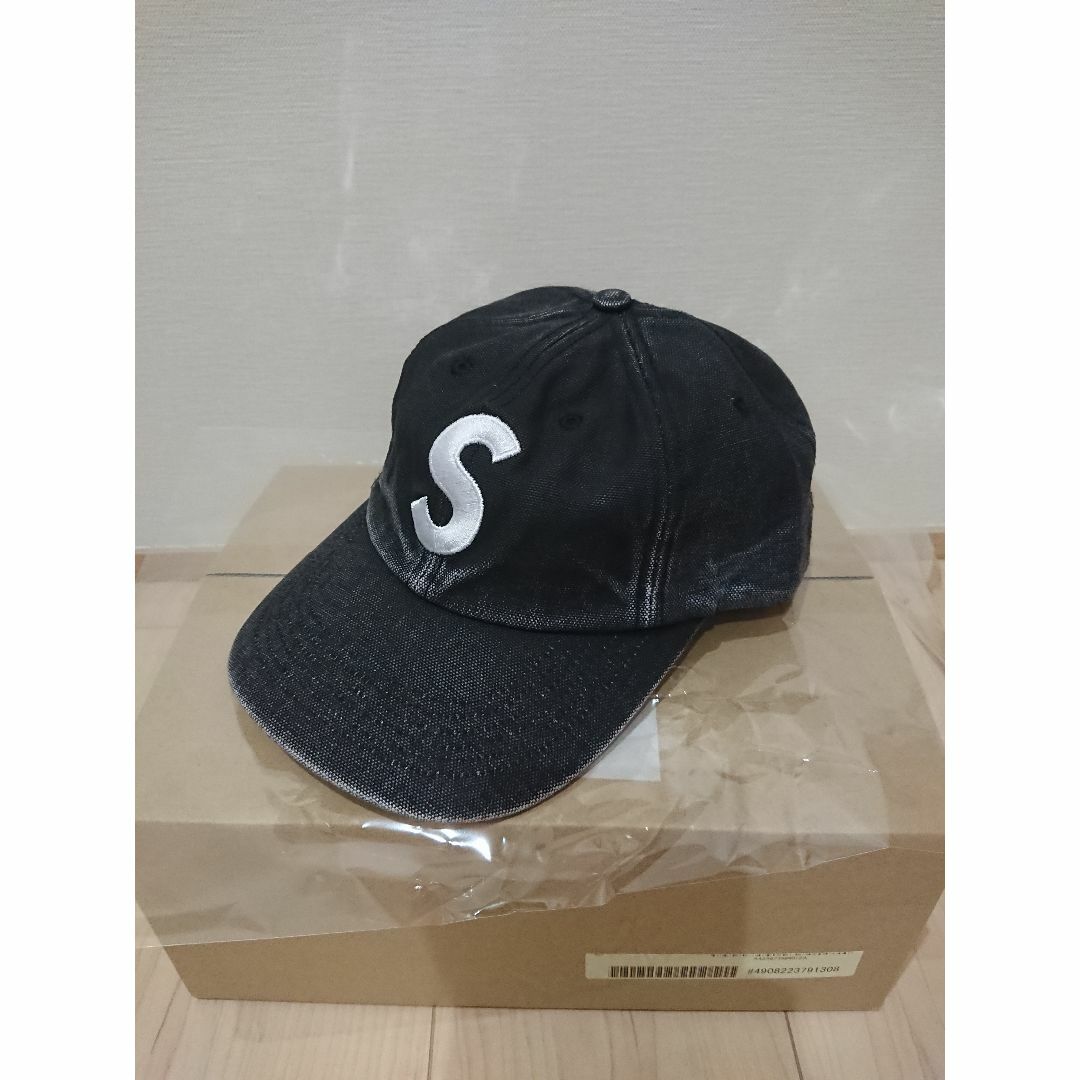 Supreme Pigment Canvas S Logo 6-Panel帽子