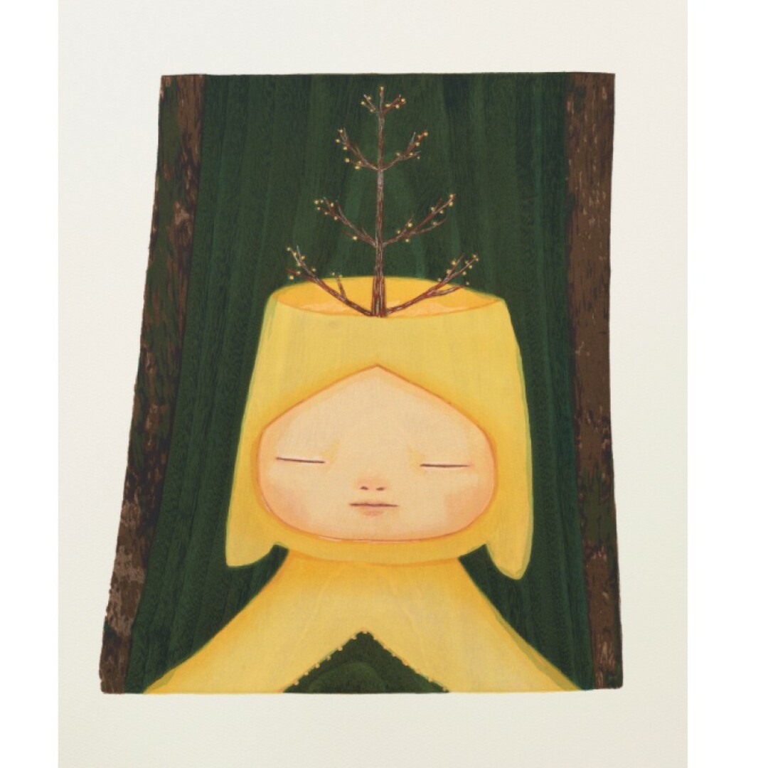 中村萌　版画　tree of beginning