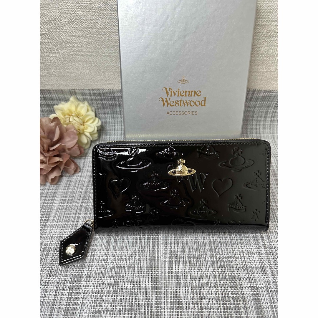 Vivienne Westwood(ヴィヴィアンウエストウッド)のヴィヴィアンウエストウッド 長財布  BLACK 55VV310【新品】 レディースのファッション小物(財布)の商品写真