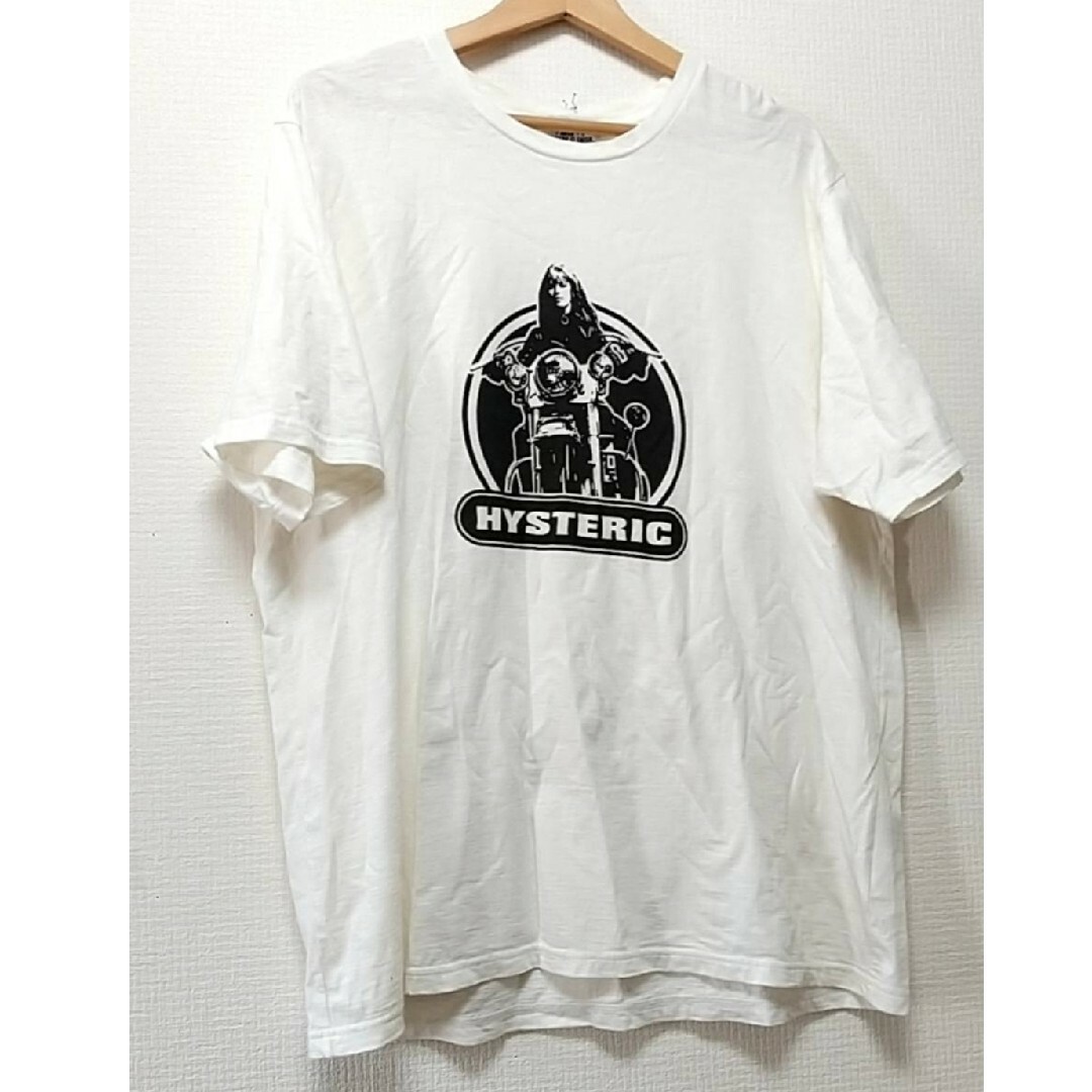 HYSTERIC ホワイト Tシャツ XLサイズ ヒステリックグラマー