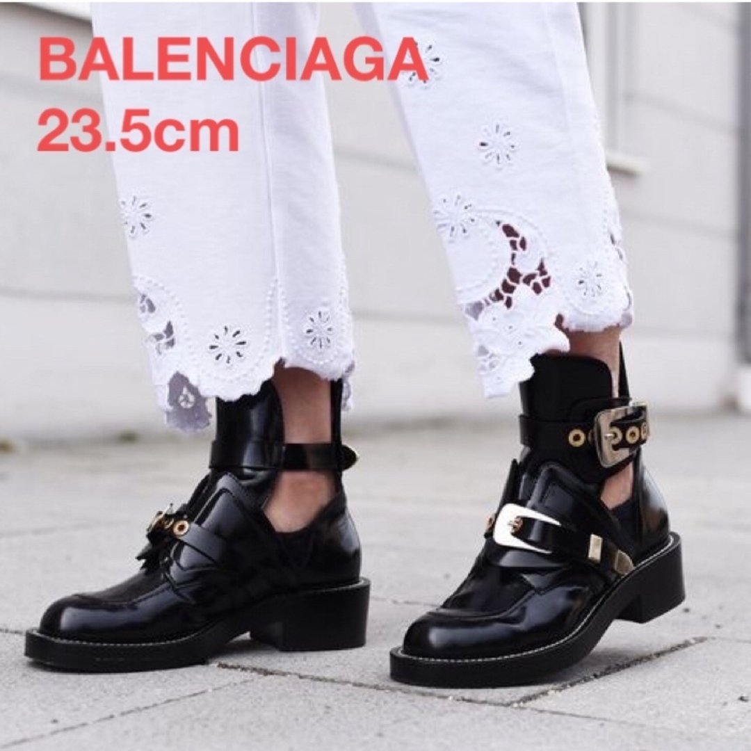 【希少】BALENCIAGA サンチュールアンクルブーツ　パンククリーパー