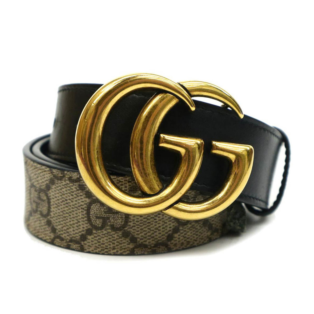 Gucci - グッチ GGマーモント レザー ベルト 75 625839 ユニセックス