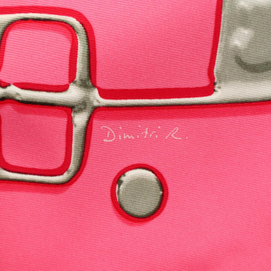 エルメス カレ90 CHEVAL FUSION シュヴァル フュージョン スカーフ レディース ピンク HERMES  【アパレル・小物】 3