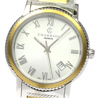 シャリオール(CHARRIOL)のシャリオール CHARRIOL P40SY2.931.001 パリジィ デイト クォーツ メンズ 未使用品 箱・保証書付き_756615(腕時計(アナログ))
