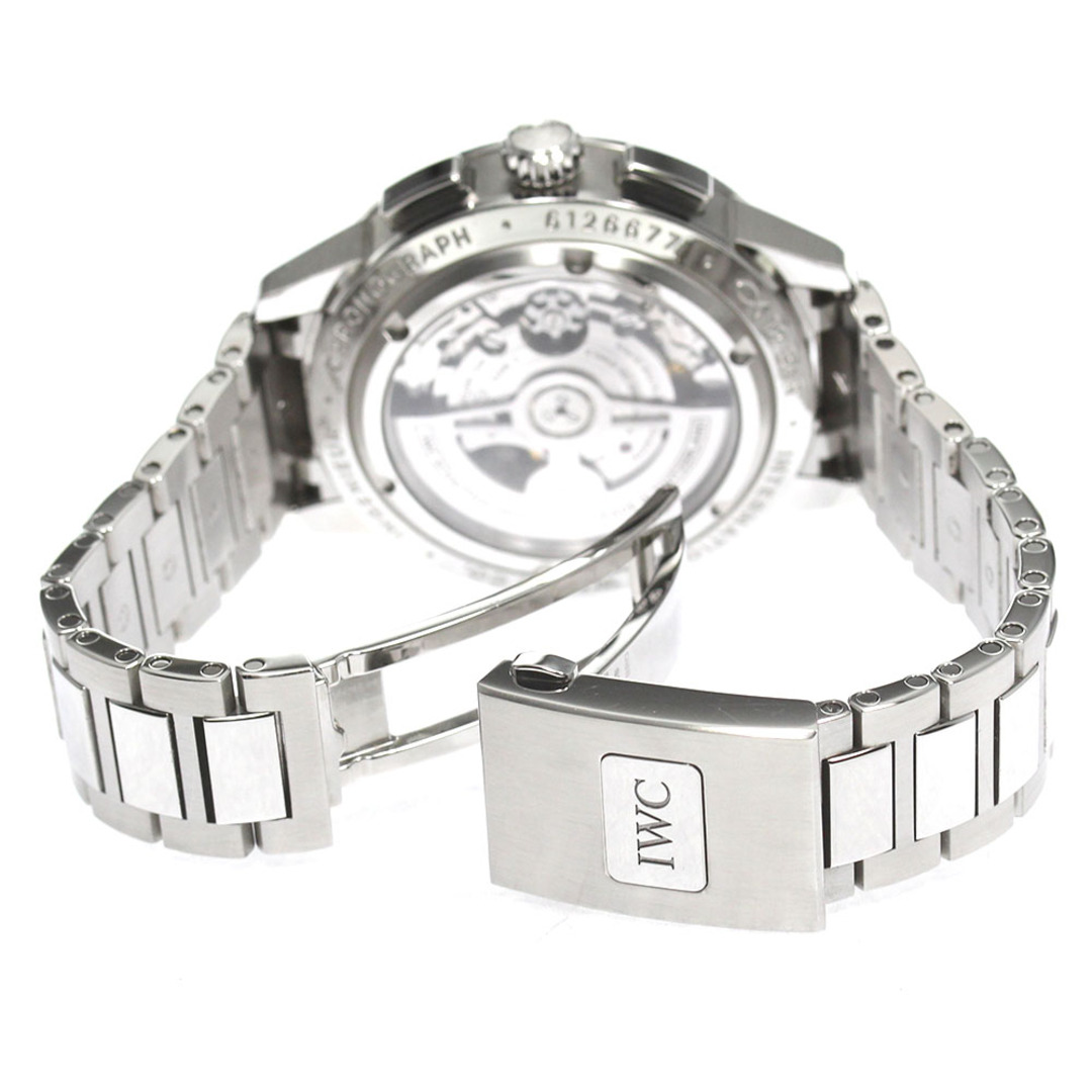 IWC IWC SCHAFFHAUSEN IW380802 インジュニア クロノグラフ デイト 自動巻き メンズ 内箱・保証書付き_752486
