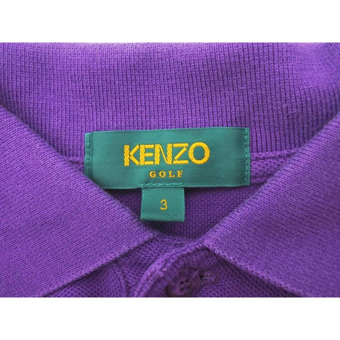 KENZO(ケンゾー)のKENZO ケンゾー カノコ ポロシャツ size3/紫 ■◆ メンズ メンズのトップス(ポロシャツ)の商品写真