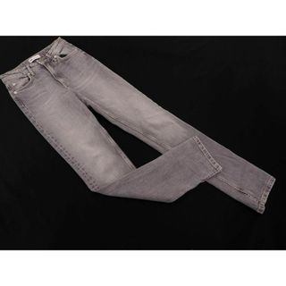 ザラ(ZARA)のZARA ザラ スリット デニムパンツ size34/グレー ■■ レディース(デニム/ジーンズ)