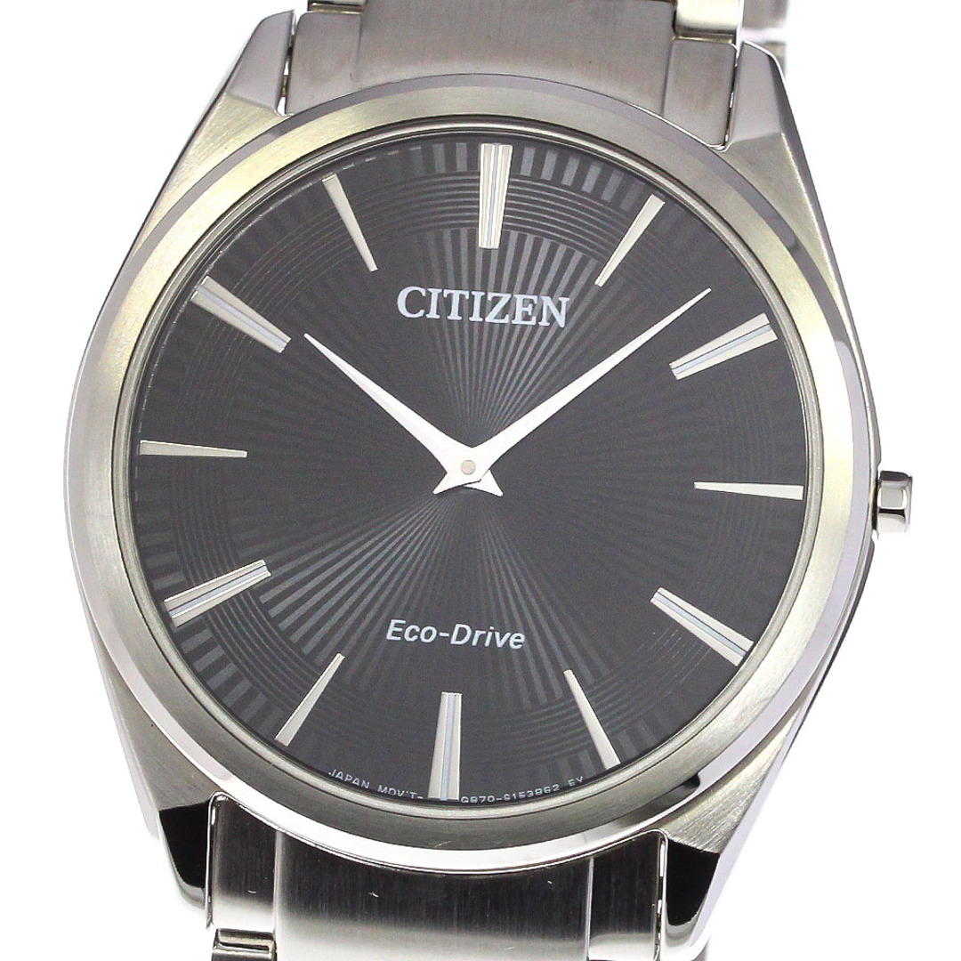 シチズン CITIZEN AR3070-55E/G872-S111722 スティレット エコドライブ ソーラー メンズ 極美品 箱・保証書付き_756622