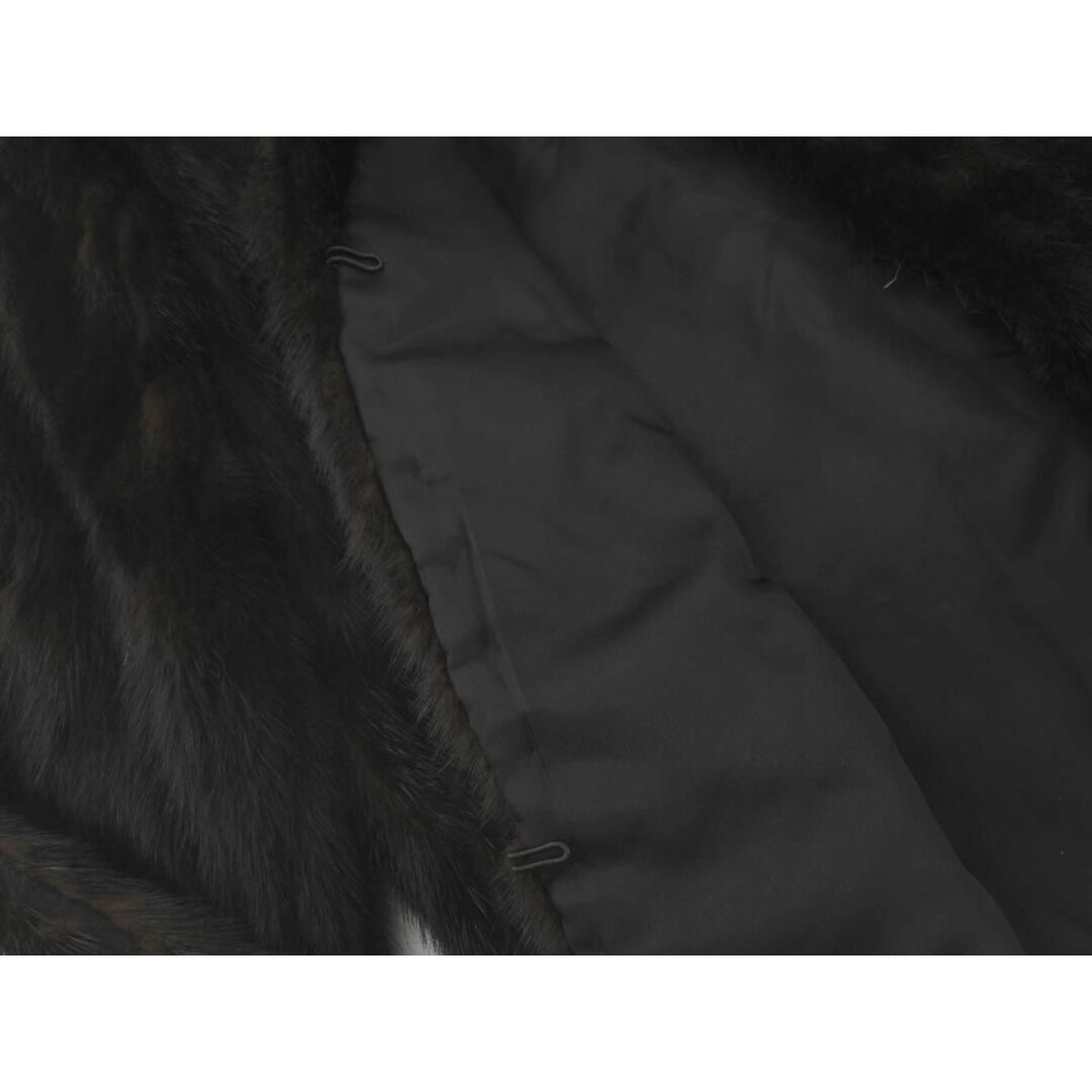 Moon Bat Fur ムーンバットファー リアルファー コート sizeS/ダーク