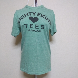 エイティーエイティーズ(88TEES)の新品未使用　エイティーエィティーズ　88TEES グリーン　Tシャツ　Sサイズ(Tシャツ(半袖/袖なし))