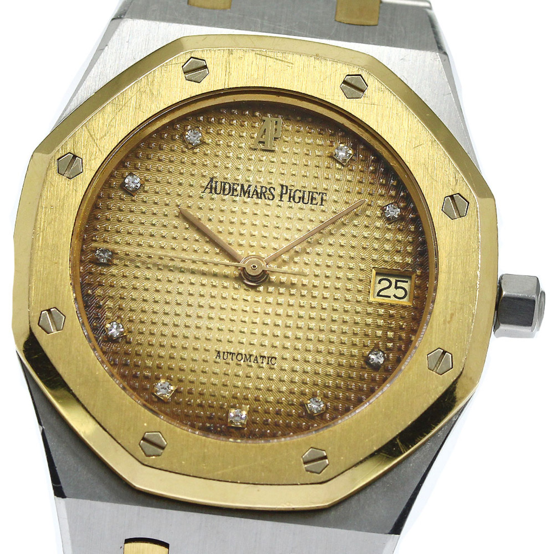 AUDEMARS PIGUET(オーデマピゲ)のオーデマ・ピゲ AUDEMARS PIGUET 14790SA ロイヤルオーク YGコンビ 10Pダイヤ 自動巻き メンズ 箱付き_753612 メンズの時計(腕時計(アナログ))の商品写真