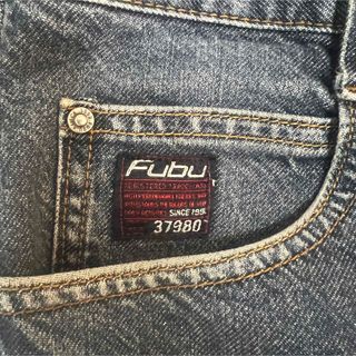 FUBU   激レア Platinum Fubu 刺繍入り ヴィンテージ デニム