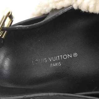 【本物保証】 超美品 ルイヴィトン LOUIS VUITTON モノグラム パセオライン サンダル ミュール 靴 ファー 37 レディース 1A8QKA 希少 レア