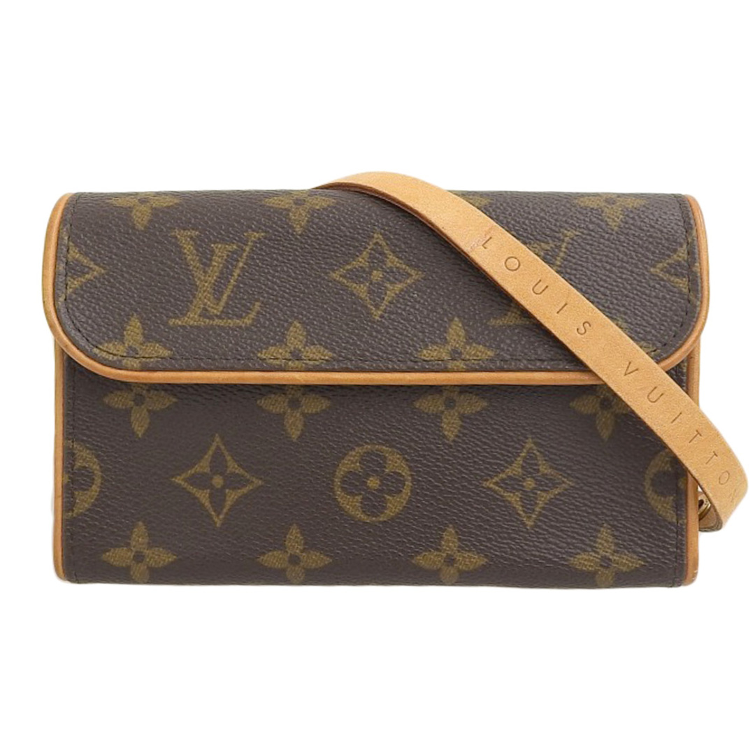 【本物保証】 ルイヴィトン LOUIS VUITTON モノグラム ポシェットフロランティーヌ ウエストポーチ Sサイズ M51855