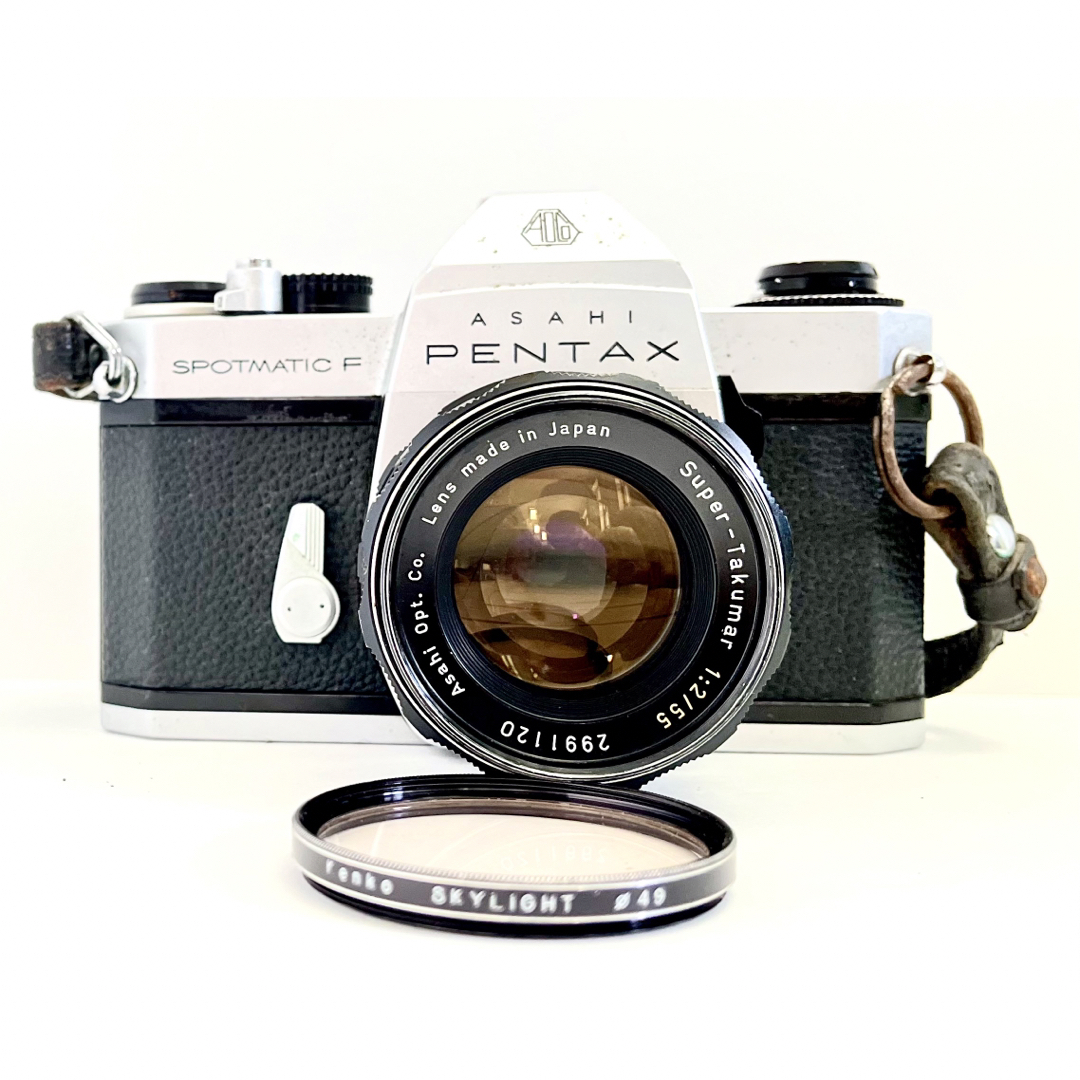 ★完動品＊美品＊初期保証★pentax spf ★本革外装！