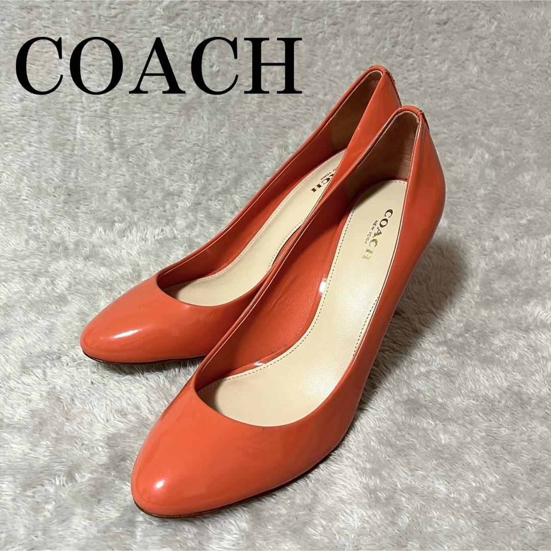 コーチCOACHヒール靴パンプスサンダルハイヒール35.5M 22.5~23㎝