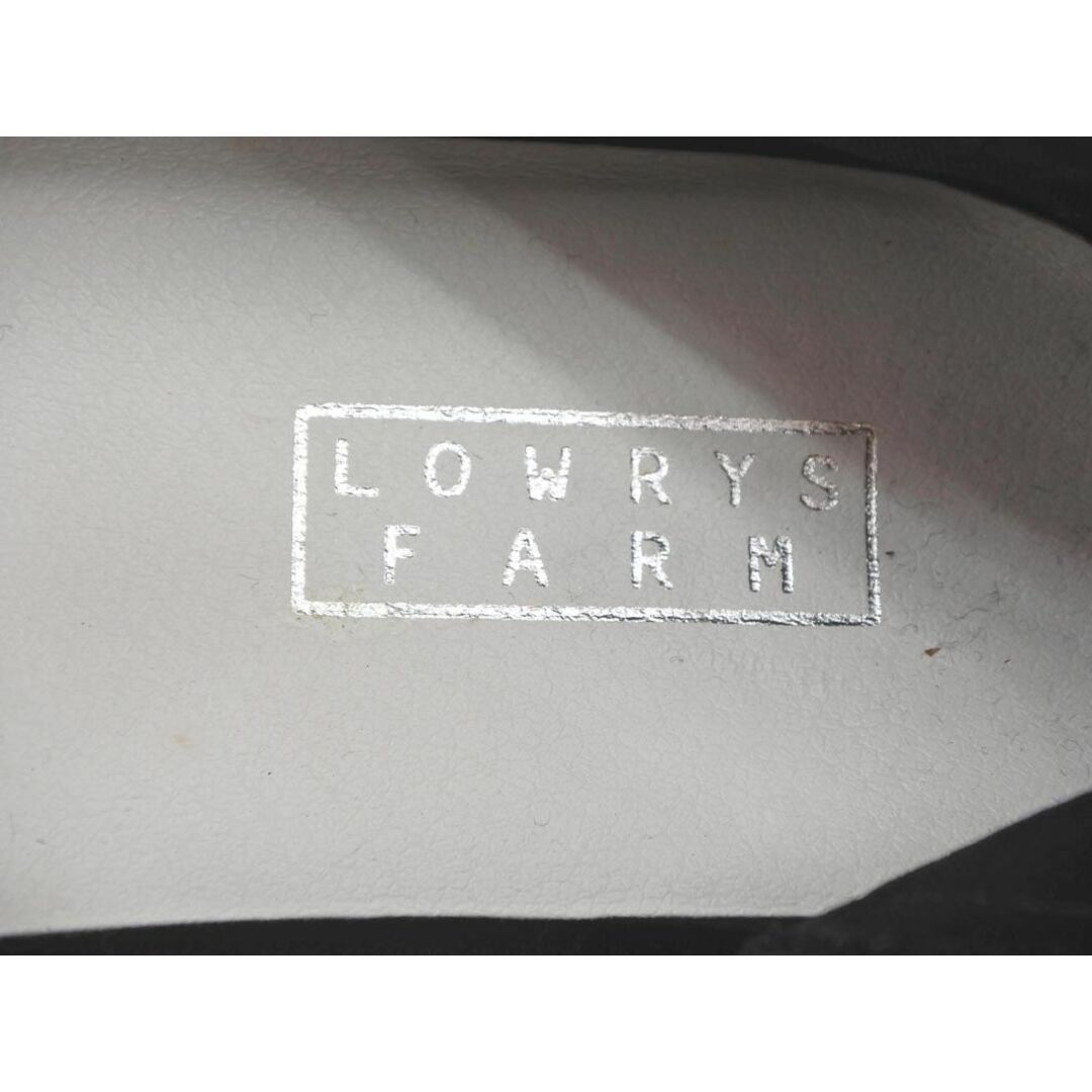 LOWRYS FARM(ローリーズファーム)の美品 ローリーズファーム チェック ストラップ フラット パンプス sizeL（24-24.5cmくらい）/赤 ■■ レディース レディースの靴/シューズ(ハイヒール/パンプス)の商品写真