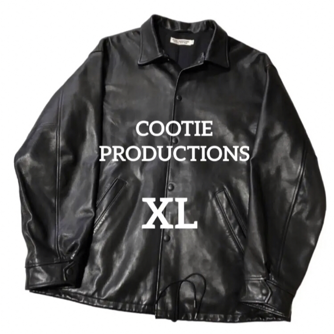 ◆専用ページ◆COOTIE◆Leather Coach Jacket◆XL