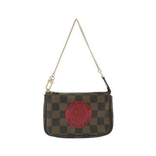 ルイヴィトン(LOUIS VUITTON)のルイヴィトン ダミエ(T&B) ミニ ポシェット アクセソワール N58011 アクセサリーポーチ(その他)